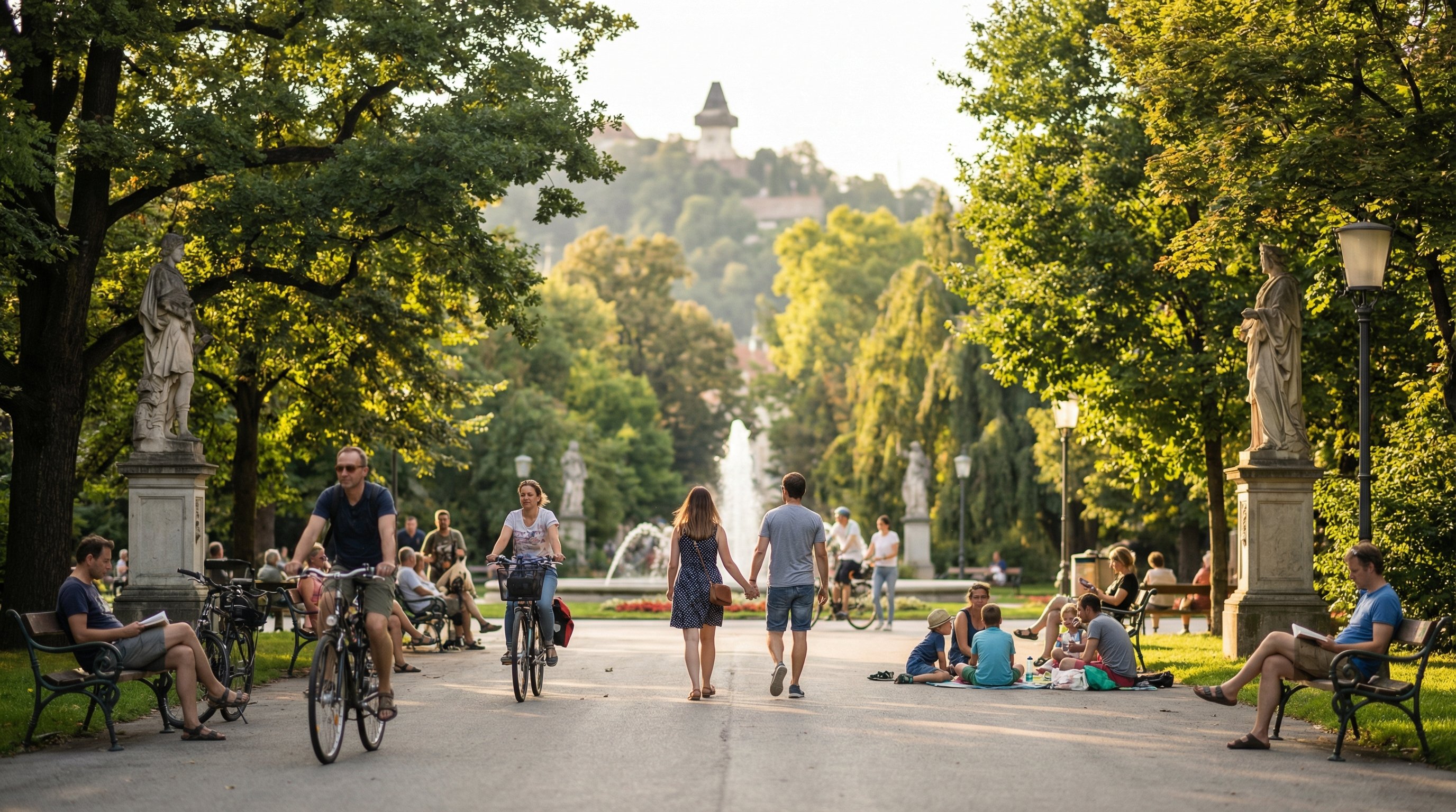 Der Grazer Stadtpark: Das grüne Herz der steirischen Landeshauptstadt