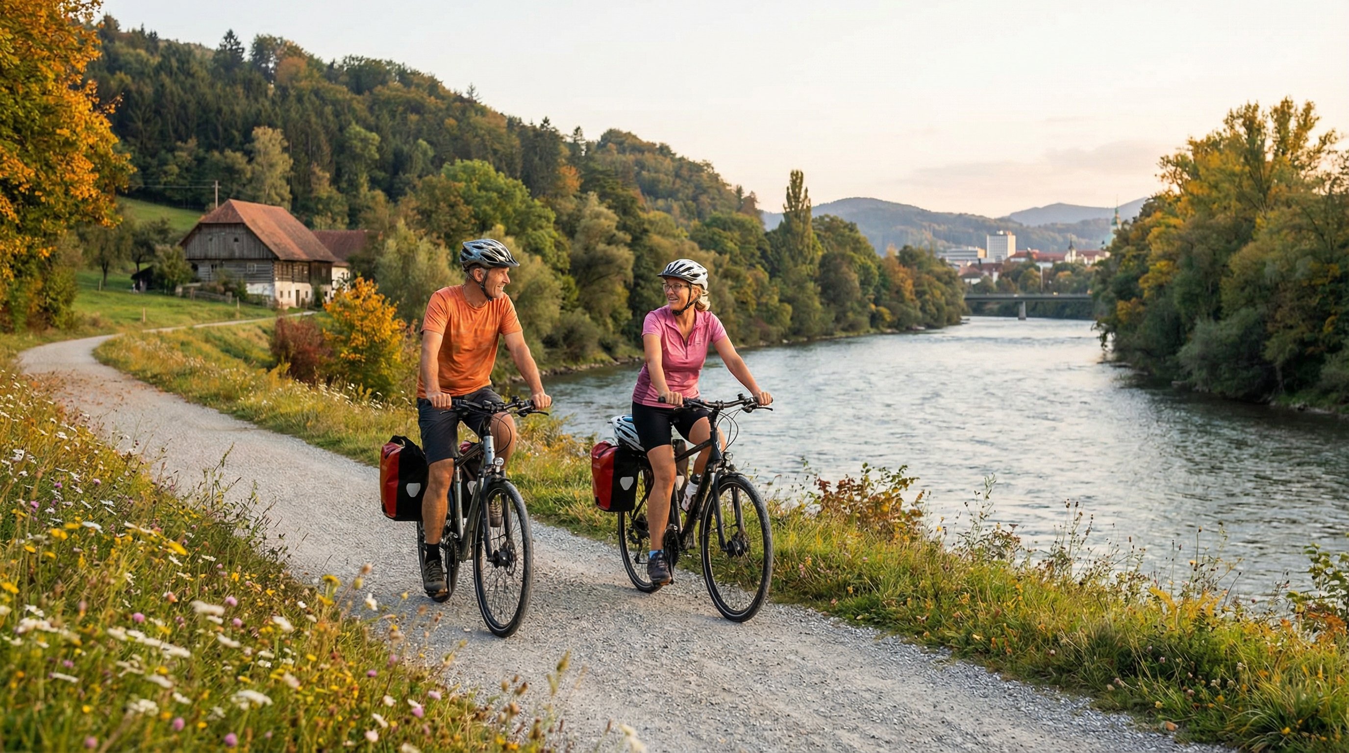Radfahren in Graz: Murradweg und Genusstouren